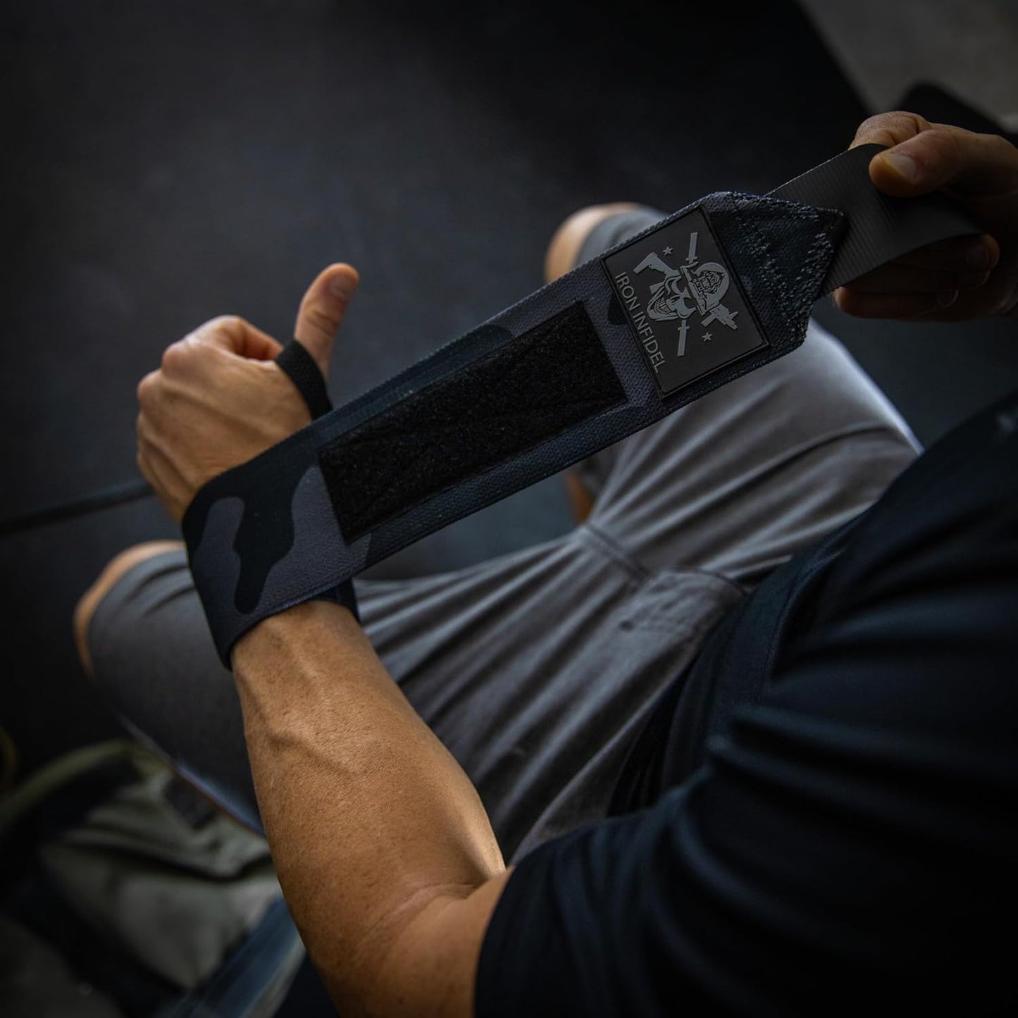 PATRIOT WRIST WRAPS™ – 24" Heavy Duty Support for Working Out, Gym Accessories