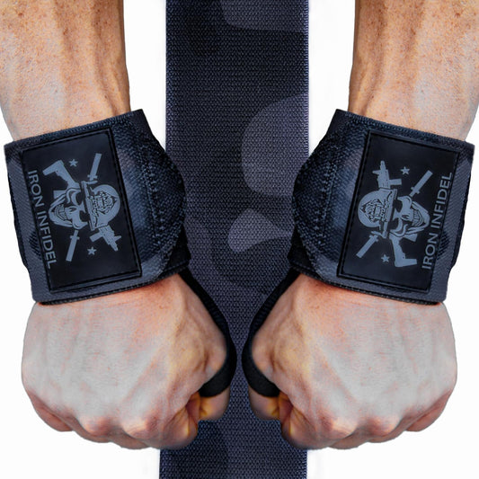 PATRIOT WRIST WRAPS™ – 24" Heavy Duty Support for Working Out, Gym Accessories